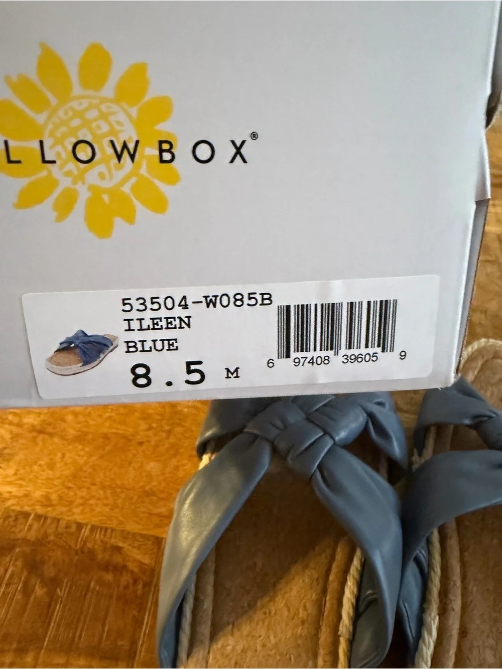 Yellow box sandals - Picture 6 of 6